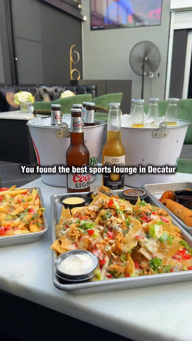 Why watch the game at home when you can come here? We have the perfect food menu, great drinks and huge screens in every corner so you never miss a play. Come see us today!
โฐ Open daily from 5PM
๐ 4110 Memorial Drive, Decatur, GA
Hours:
Mon- Thu: 5PMโ12AM
Fri & Sat: 5PMโ2AM
Sun: 5PMโ11PM
#LuxurySportsLounge #DecaturEats #AtlantaSports #ATLEats #ThingsToDoInAtlanta