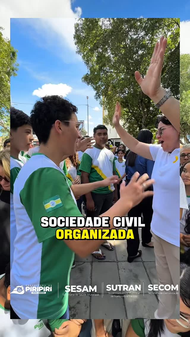 🚦💛 Encerramento do Maio Amarelo
A Prefeitura de Piripiri, através da SESAM, realizou o encerramento da campanha Maio Amarelo, mês dedicado à conscientização para a redução de acidentes e à promoção de um trânsito mais seguro para todos.
Durante a campanha, foram desenvolvidas ações educativas e de orientação, reforçando a importância do respeito às leis de trânsito, da prudência e da valorização da vida.
💛 A segurança no trânsito é uma responsabilidade compartilhada. Juntos, podemos salvar vidas.
#MaioAmarelo #SESAM #PrefeituraDePiripiri #SegurançaNoTrânsito #Conscientização