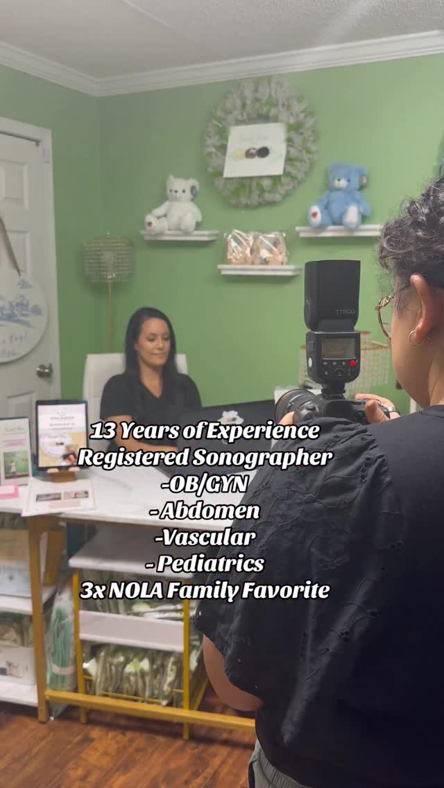 Hi, I’m Cristina — a registered sonographer with 13 years of experience specializing in OB-GYN, abdomen, vascular, and pediatric ultrasound.
Being voted a NOLA Family Favorite 3 years in a row has been such an honor, but what matters most to me is creating a meaningful experience for every patient who walks through our doors.
Whether you’re bonding with your baby for the first time or navigating a fertility journey, my goal is to provide expert care in a warm, supportive environment that makes you feel truly seen and cared for.
#sonographer #ultrasoundstudio #metairie