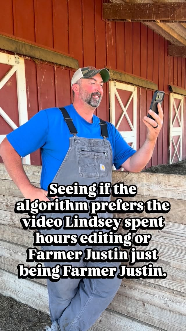 Lindsey: Creates a strategy and edits reels for hours.
Instagram: “Nah, just give us Farmer Justin’s face and bad lighting”.
😂🫠🙃😑
#ChroniclesOfAnElderMillennial #sendhelp