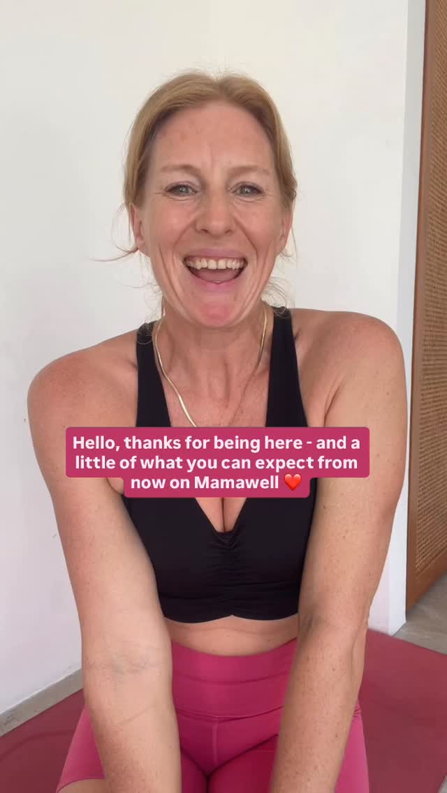 Mamawell is your here for your active, healthy pregnancy and postpartum recovery. ❤️
I’m here to share evidence based fitness advice and talk about all those important topics we all go through - from pelvic floor worries, to feeling completely exhausted, all the ups and downs of this special but full-on time.
I’ll be here with my tips, Q&As and my DMs are always open, so don’t be shy.
If you’re a new follower or started with me years ago - saying a big hello and thanks for being here.
👇👇👇 Say hi in the comments and let me know what you’d like to see here on Mamawell in the coming weeks.
Rosie xx