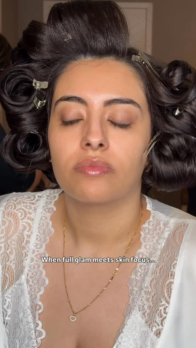 For the modern bride #bridalmakeup ✨