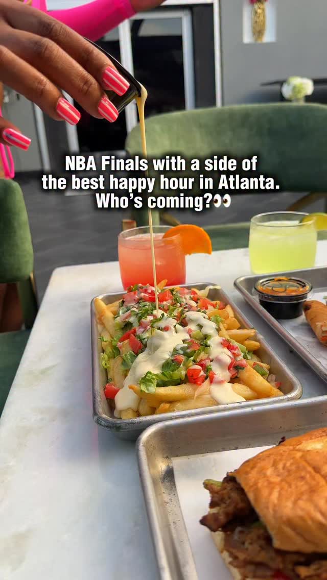 Join us for the best NBA finals watch party @cover.atl ๐ Enjoy our weekday happy hour food & drink specials @cover.atl from 5PM-8PM Monday-Friday
Happy hour๐๐พ
Drink Specials:
$7 Margaritas, Lemon Drops & Tequila Sunrise ๐น
$7 Luna Shots ๐ฅ
$7 Crown Shots ๐ฅ
$7 Jack Daniel Shots ๐ฅ
$7 Kettle One Shots ๐ฅ
$4 Domestic Beers ๐ป
$20 beer buckets ๐ป
Food Specials:
$5 Cheese Fries ๐
$5 Spring Rolls ๐ซ
$5 Fried Okra ๐ง
$5 Onion Rings
$5 Mozzarella sticks
โฐ Open daily from 5PM
๐ 4110 Memorial Drive, Decatur, GA
Hours:
Mon- Thu: 5PMโ12AM
Fri & Sat: 5PMโ2AM
Sun: 5PMโ11PM
#LuxurySportsLounge #DecaturEats #AtlantaSports #ATLEats #ThingsToDoInAtlanta