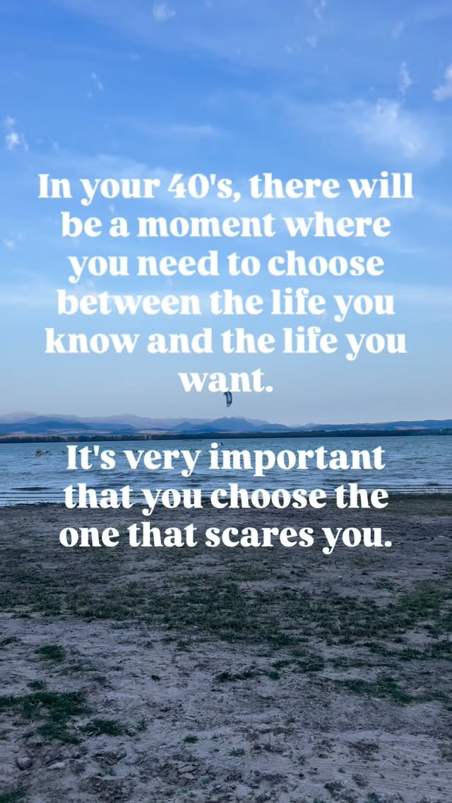 Midlife isn’t a crisis.
It’s the moment you realize you’ve been living by other people’s rules for far too long.
The scary part isn’t changing your life.
The scary part is knowing you want something different and doing nothing about it.
✨
Anyone else feeling this shift?