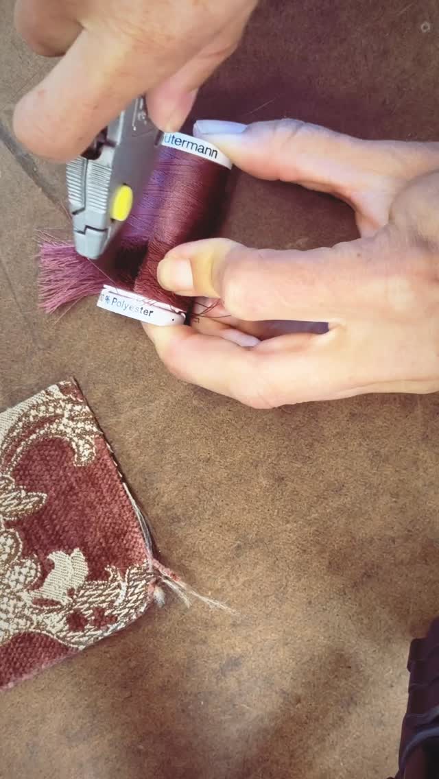 Custom made tassels 🪡✨
#customupholstery #luxuryinteriors #handcraftedluxury #softgoods #bayareainteriordesign