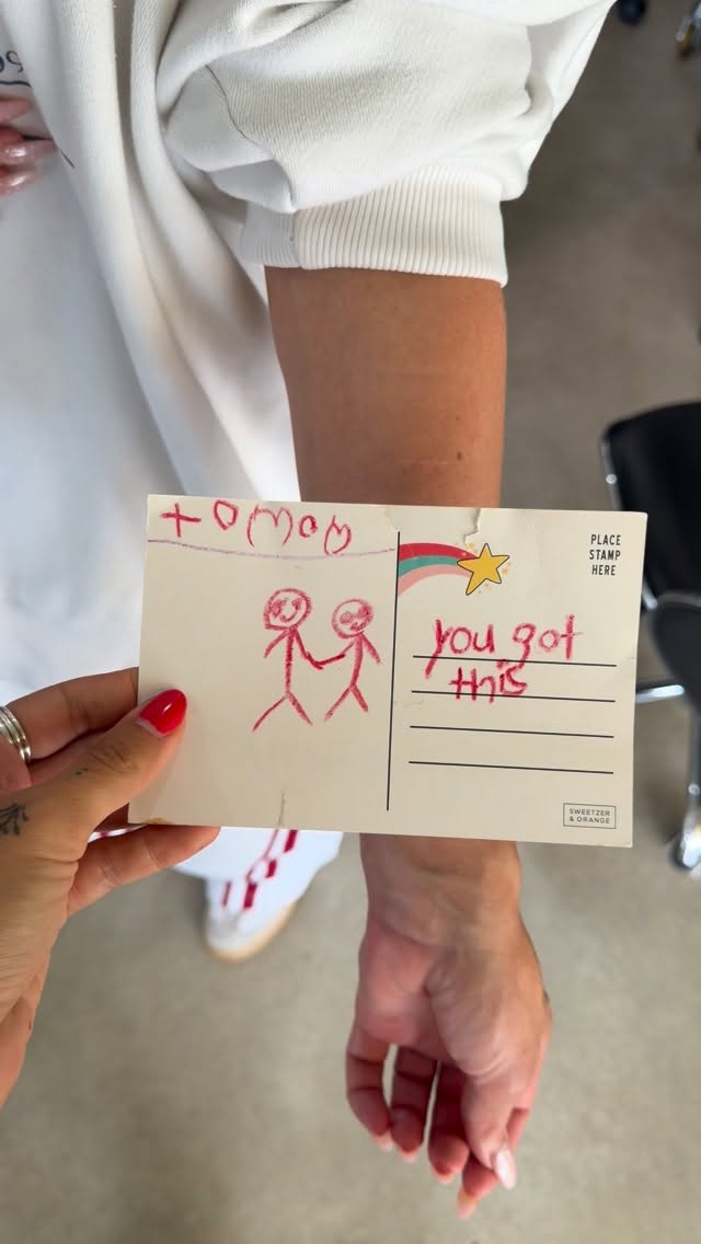 POV: you wanted to cherish your child’s note forever 🩵 one of the sweetest tattoos !