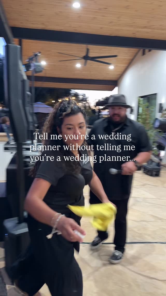 There are signs 😂 someone’s gotta do it!! Don’t put the pressure on yourself or guests, and hire a GABY instead! Here for all the design, planning and rentals!
#latinaownedbusiness #weddingplanner #weddingdesigner #temeculawedding #2027weddinginspo
