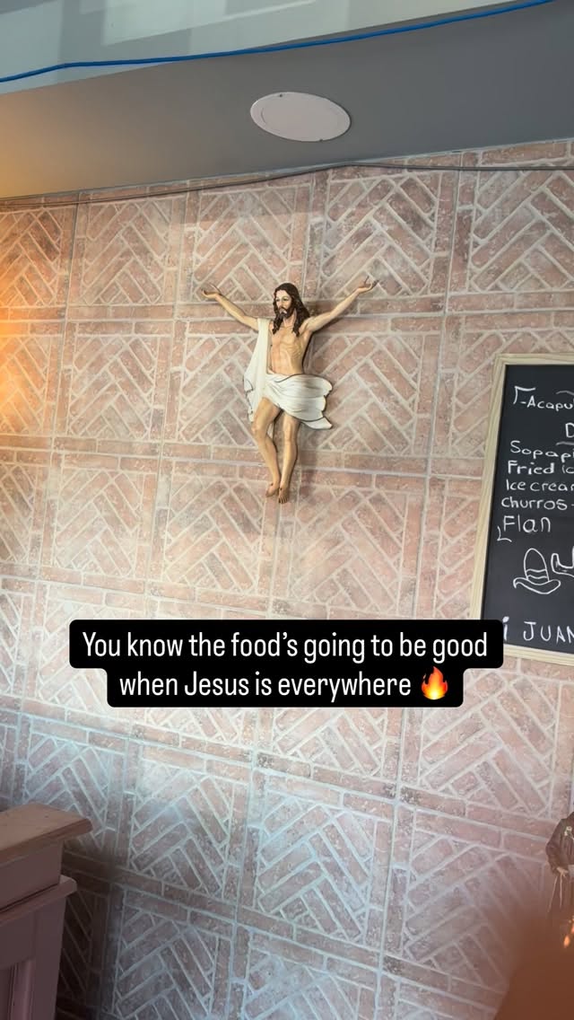 NJ restaurants belong to the Lord 🙌 P.S. best burrito of my life
#JesusisKing #jesuschrist #christianfyp