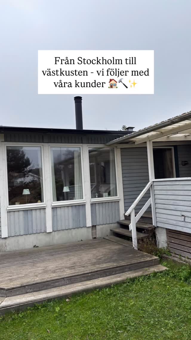 Vi följer med våra kunder – från hemmet i Stockholm till fritidshuset på västkusten ⚓️ ️
Tidigare har vi hjälpt en återkommande kund med både invändiga och utvändiga renoveringsarbeten i deras permanentboende i Stockholm.
Nu har vi fått förtroendet att starta upp ett nytt projekt i deras fritidshus på västkusten 🌊
Projektet omfattar fasadrenovering, fönsterrenovering och takarbeten där vi ska undersöka och åtgärda ett pågående läckage i taket🏠
Vi är stolta över att få följa med våra kunder och hjälpa till att ta hand om deras hus och hem – oavsett om de ligger i Stockholm, ute i skärgården eller på västkusten 💙
Behöver du hjälp med ditt renoveringsprojekt?
Kontakta oss
📞 08-541 350 71
📧 info@wolfbuilder.se
Bilder Wolfbuilder AB @pawelrobakowski5 @damstrommalte @hanslinus