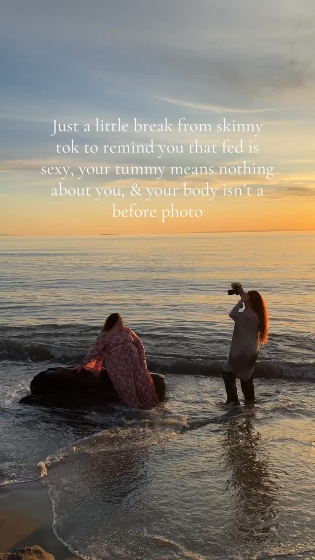 This has been heavy on my heart as a girl who sees every other ad an weightloss 💉 . It feels heavy, eating disorders are popular right now, so maybe you need to hear it…fed is best, I think your tummy is beautiful, & you deserve to take up space 💗✨🦋 Also shout out to the most incredible photographer for her kindness, & inclusivity to bigger bodies 💗 She truly made me feel beautiful, seen, & like a goddess
📸 @hollssea
#plussizecreator #plussizetiktok #pcosproblems #chronicillnessawareness #chronicillnesswarrior
