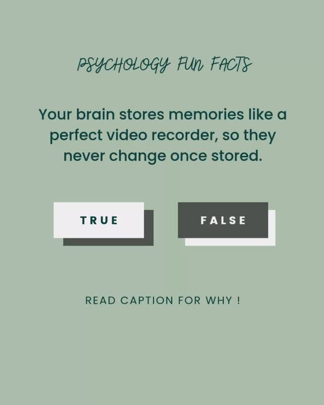 Every time you recall a memory, you actually change it slightly.
You are often remembering the last time you remembered it, not the original event itself.
This is why two people can experience the same childhood
yet carry completely different emotional memories of it.
In psychology, this is sometimes called subjective reality.
We don’t experience life exactly as it is,
we experience it through our own perceptions, emotions, beliefs and interpretations.
And this is also why hypnotherapy can feel so powerful.
We are not here to change your past or erase your memories.
We work with you to change the way you experience and respond to them in the present.
#Hypnotherapy
#PsychologyFunFacts
#SubjectiveReality