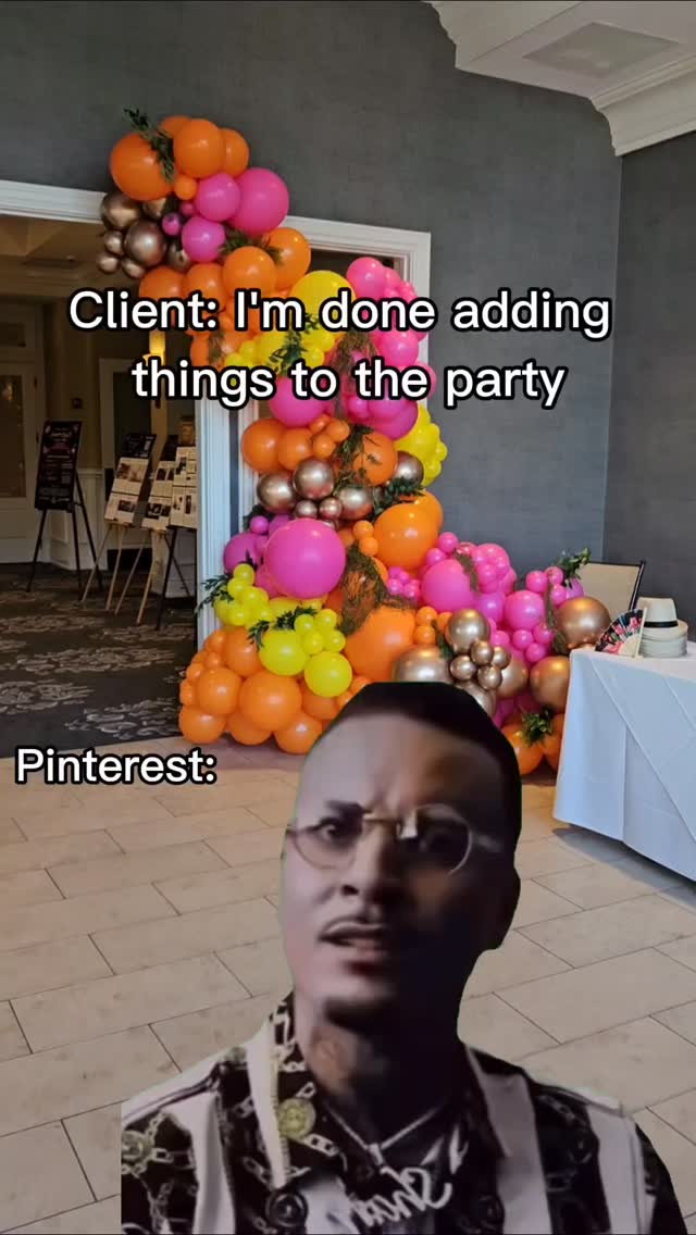 I love when my client besties text me:
"So I had an idea..." ππ
Because I already know we're about to spend the next hour making the event even extra-er. ππ
Listen, I'm not saying I'm an enabler... but I'm not not an enabler. π€£