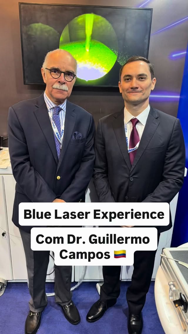 Tive a oportunidade de treinar o uso do Blue Laser com o Dr. Guillermo Campos, um dos expoentes MUNDIAIS do uso dessa tecnologia. O Blue Laser é um dos lasers mais utilizados atualmente nas cirurgias de Laringe e nos auxilia no tratamento da papilomatose laríngea, vasculodisgenesias, ectasias vasculares, pólipos, cordotomias, etc. São muitas possibilidades. A @otologica_brasil proporcionou essa experiência a alguns Otorrinos durante o 40º Congresso Pan-Americano de Otorrinolaringologia, no Rio de Janeiro. Muito obrigado!