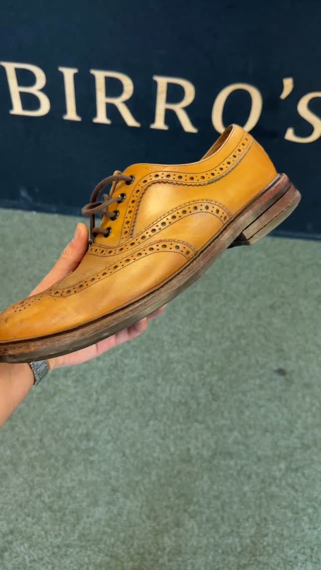 New soles and heels on these #goodyearwelted #loake1880 shoes. Customer requested same soles as original.
#shoerepair #loakeshoemakers #cometocolne
