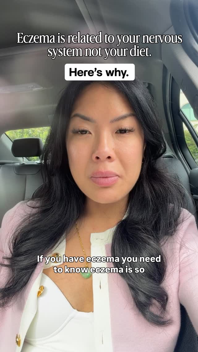 You don’t need to feel stressed for your body to BE stressed.
Your nervous system can be dysregulated from overthinking, overanalyzing, overworrying.
Eczema is hardly ever related to JUST diet - which is why strict diets never work 🙂
So if the next practitioner or coaching is telling you to cut out foods.
I’m sorry to say but you need a better practitioner 🚩
And someone who has actually lived with eczema and/or has experience working with eczema cases.
Follow for more gut, skin & nervous system content @juliachien.rd
#eczema #eczemahealing #nervoussystemregulation #stressandeczema #skinhealth