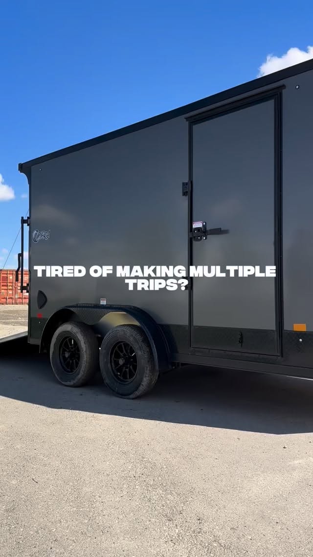 Tired of taking multiple trips? 😅
Luckily, we know someone who can help with that. 😉
Whether you’re hauling tools, toys, equipment, or everything in between, a cargo trailer makes life a whole lot easier.
Stop by ChuchWagon Trailers and find the extra space you’ve been looking for!
#cargotrailer #stealthtrailer #trailer
Alberta trailer sales | Calgary cargo trailer