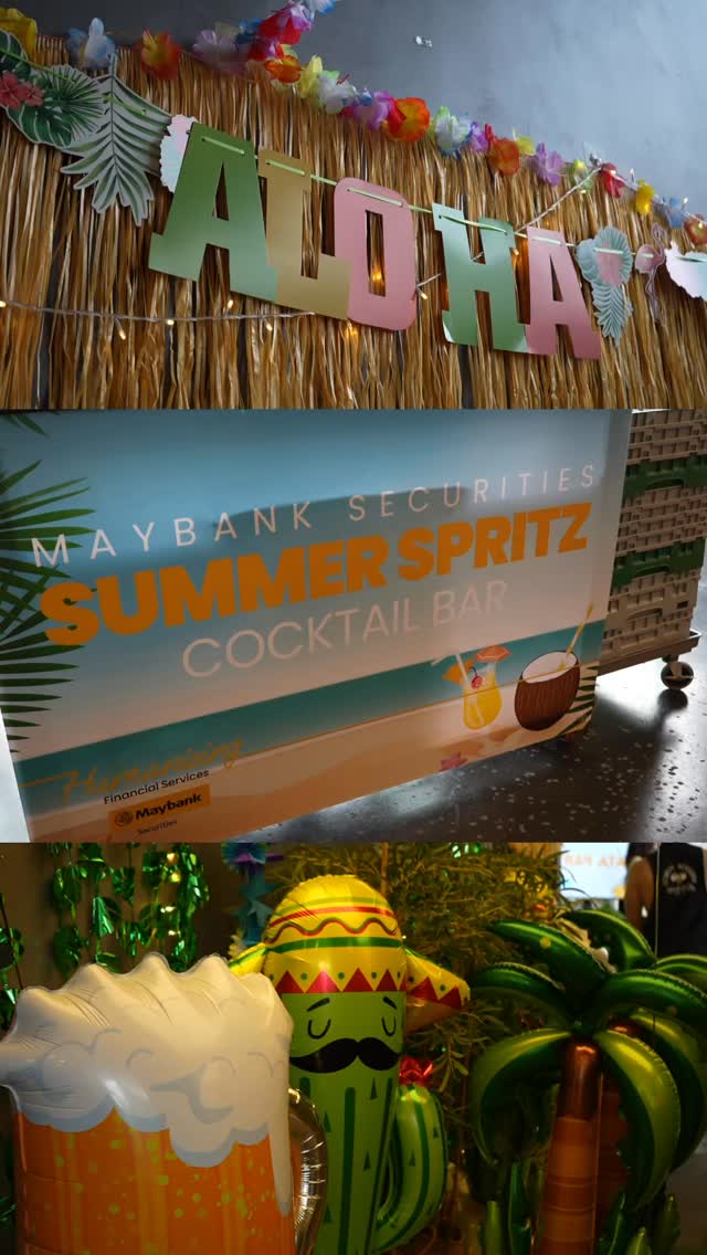 This is your sign to bring summer to your office. 🌴🔥
A summer party experience with @maybanksg. Thank you for having us!
#EliteBarSolutions #MobileBarSolutions #MobileBar #WeAreEliteBarSolutions