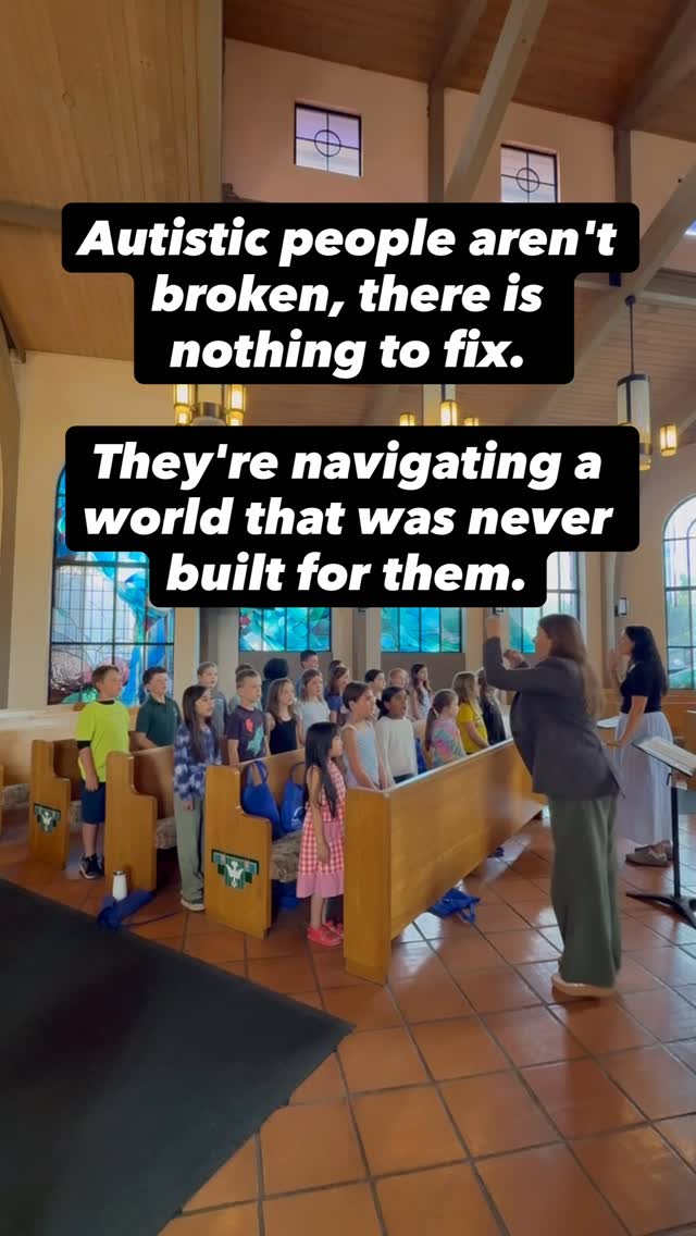 There is nothing to fix in autism. Autistic people are navigating a world that was never built for their unique lens of perception.
What looks like behavioral distress is often something else: a mismatch between a person and their environment. And our world has a long way to go in closing that gap.
So when researchers studied what music could do for that mismatch… Across 13 randomized controlled trials and 1,160 autistic children, they found significant shifts in the ability to regulate, connect, and express. Honestly, we weren’t entirely surprised!
Music doesn’t ask autistic people to be any different than who they naturally, authentically are. It doesn’t demand they adapt to a neurotypical framework. It simply shows up. It is accessible, non-verbal, non-judgmental, and present.
Music isn’t a tool to fix anyone. It’s a bridge so the world can finally harmonize with each individual where they are.
We can’t wait to live in a world that makes life here easier and more fluid for autistic people, and for anyone whose inner experience isn’t fully seen or understood. Until then, music has an important and powerful role to play.
Comment “MEDICALMUSIC” (has to be one word!) and we’ll send you the study.
Follow @losrobleschildrenschoir for more music influence on the world!
#musiceducation #choir #autism #autismawareness #musictherapy