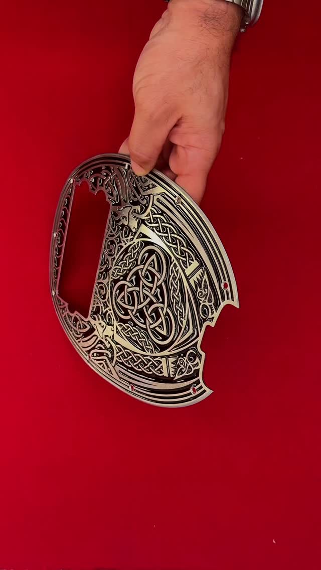 Handmade Custom Pickguard for Musicman Stingray by @alperiouspickguard #alperiouspickguard #musicman #stingraybass #fyp #pickguard