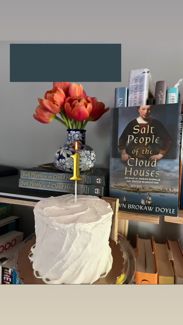 It’s been ✨1️⃣✨ year since my book made its debut! 🥳🎉
My biggest takeaway is gratitude for my readers💖 I’ve sold over 500 copies and just reached 50 reviews on Amazon🎉 As an indie author (whose promotion has mostly been word of mouth) I’m really proud and appreciative of the support!
Stay tuned for news about my next historical fiction novel and a new blog series starting this summer! Sign up for my newsletter for exclusive sneak peeks and info! 🔗 in bio.
Today is also the 401st anniversary of Sarah Rapalje’s birth—my 8th great-grandmother, muse, and protagonist of Salt People of the Cloud Houses!
Happy Birthday Sarah!! 🎂🥳4️⃣0️⃣1️⃣✨💖