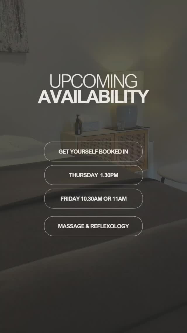 We have 2 sessions left this week for massage or reflexology. Get yourself booked in✨️
Either PM me on here or book online via my website at www.skbodyworkspilates.com
#massagewaimauku #reflexologyauckland #kumeu #waimauku #muriwai #huapai