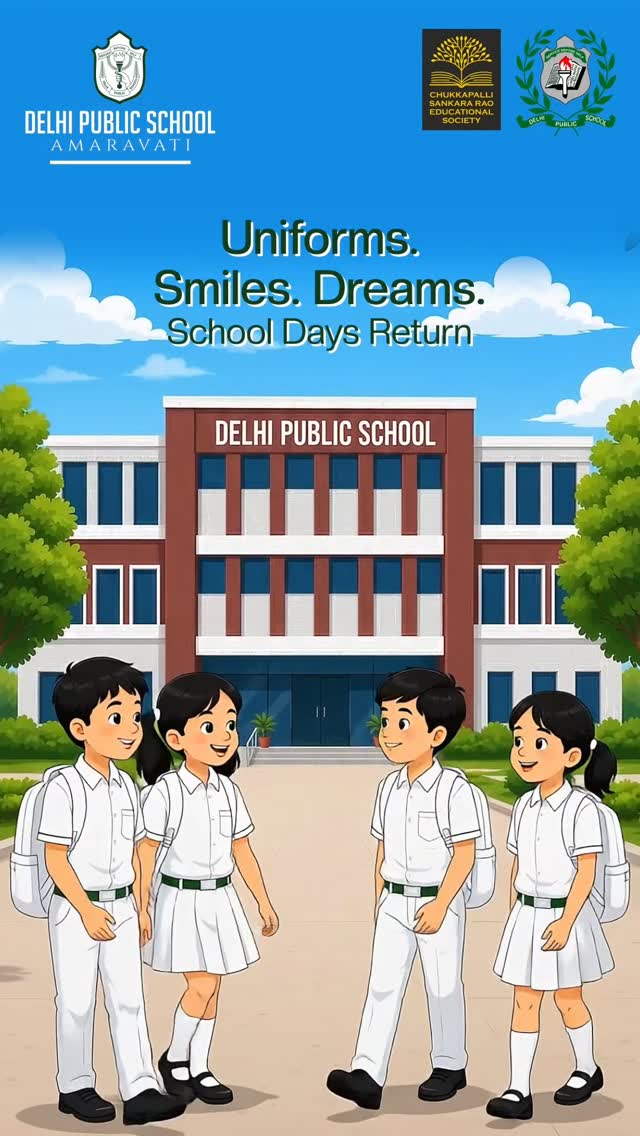 A new school year is here, bringing fresh opportunities, new friendships, exciting discoveries, and countless moments to grow. As the saying goes, well begun is half done, and the little things often make the biggest difference.
From building simple routines and staying prepared to starting each day with energy and enthusiasm, every small step helps children put their best foot forward. Here's to turning the page, embracing new challenges, and making every lesson, every laugh, and every milestone count.
Welcome back to a year filled with possibilities at DPS Amaravati.
#dpsamaravati #backtoschool #schoollife #newacademicyear
| back to school, school admissions, dps amaravati, student success, academic excellence, school routine, confident learners, quality education, holistic learning, student development, future ready, school community |