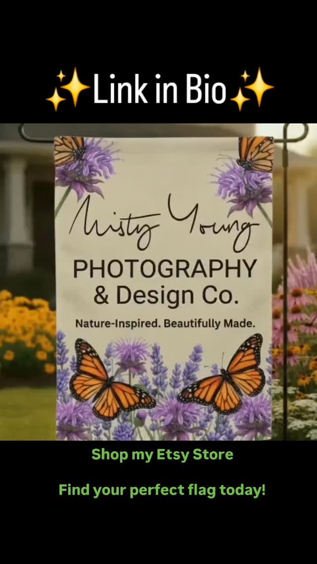 A garden flag can be more than decoration—it can be a statement. 🦋
Whether you're planting native flowers, supporting pollinators, creating habitat for wildlife, or simply sharing your love of nature, these garden flags are designed to celebrate what matters most.
Every garden tells a story. What does yours say?
🌼 Native plants
🐝 Pollinator friendly
🦋 Butterfly habitat
🌿 Wildlife conservation
Visit the link to Etsy in my bio to explore the collection and find the perfect flag for your garden!
#NativePlants #PollinatorGarden #ButterflyGarden #GardenFlags #Gardening #NatureLovers #WildlifeGarden #MonarchButterfly #Pollinators #SaveTheBees #BeeFriendly #GardenInspiration #BackyardHabitat #NativeGardening #WildlifeHabitat #Butterflies #GardenDecor #OutdoorDecor #NatureInspired #PlantNative #Conservation #GardenLife #NaturePhotography #FlowerGarden #BirdFriendly #EcoFriendly #SupportPollinators