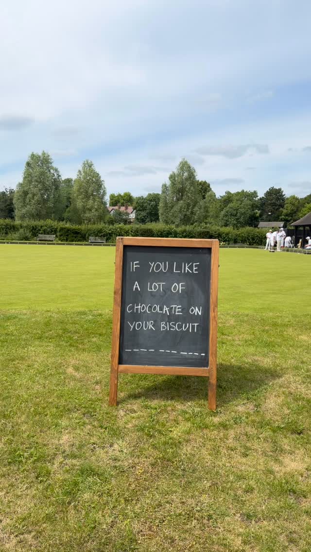 Can you complete this caption?
‘If you like a lot of chocolate on your biscuit …. … ….’
If you can, you are definitely old enough to join us!!
I don’t know why but when I suggest bowling, I get the answer ‘I’m not old enough yet’. The 85 year olds I have met through bowls club, are STILL bowling now BECAUSE they started bowling in their 50s or 60s. They have balance, flexibility and strength and they are part of a community – all important factors for a healthy old age.
So if you STILL want to be bowling in your 80s, 90s and on – you need to start now!! Chocolate biscuits optional.
Final note: Actually you can bowl at any age from about 6 or 8 onwards, but here our licence with Corporation of London means you have to be 12+
#lawnbowlsforlife #parliamenthillbowlsclub #thatshowweroll #hampsteadheath #ifyoulikealotofchocolateonyourbiscuitjoinourclub