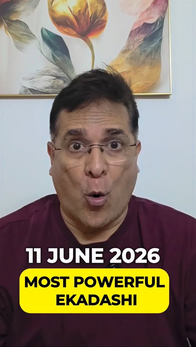 June 11, 2026 — A Rare Divine Window of Blessings ✨
Ancient wisdom speaks of certain days when prayers travel faster, intentions become stronger, and even the smallest act of kindness carries immense spiritual power.
On this sacred Ekadashi, take a few moments to chant:
🕉️ Om Namo Bhagavate Vasudevaya (11 times)
Then offer food, water, or any small donation with genuine love and gratitude.
Sometimes the simplest actions create the biggest blessings.
🙏 Save this post.
💛 Share it with someone who needs divine grace today.
#Ekadashi #VishnuBlessings #PurushottamMaas #LordVishnu #LakshmiBlessings SpiritualGrowth Manifestation DivineTiming PositiveEnergy HinduWisdom SanatanDharma VedicWisdom SpiritualJourney GoodKarma AbundanceMindset BlessingsAreComing DailySpirituality FaithAndDevotion ViralSpirituality AstrologyCommunity