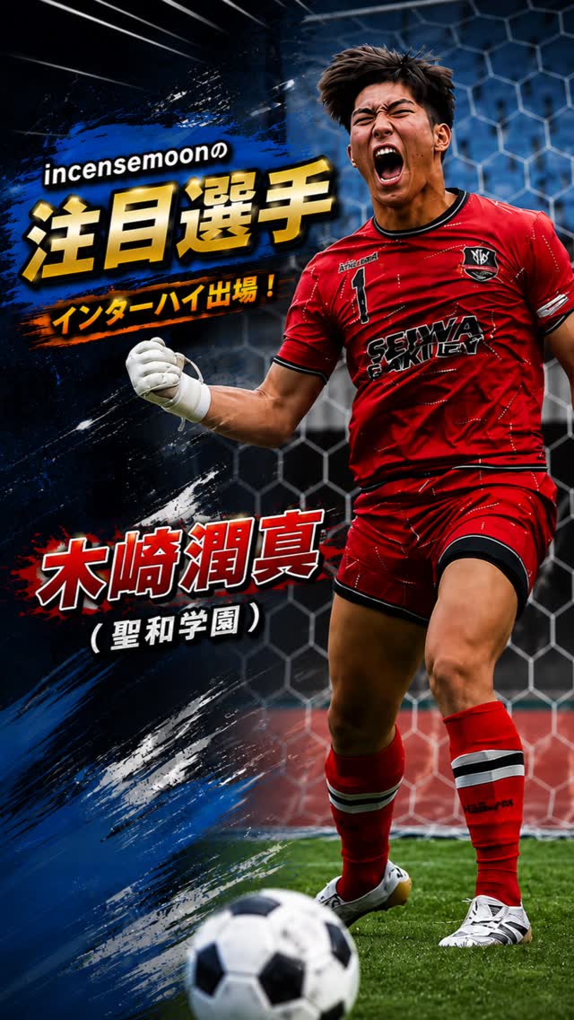 #高校総体
#インターハイ
宮城
#聖和学園
木崎潤真(ラランジャ豊川)
全国への切符をかけた、最後まで予測不能な大激戦。
延長戦でも決着がつかず、勝負の行方はPK戦へと委ねられました。
両チーム譲らない緊迫した展開のなか、見事にシュートを止め、チームに勝利を引き寄せた木崎潤真選手。
2年連続で全国の舞台へ挑む聖和学園と、木崎選手への温かい応援をよろしくお願いします!
#高校サッカー