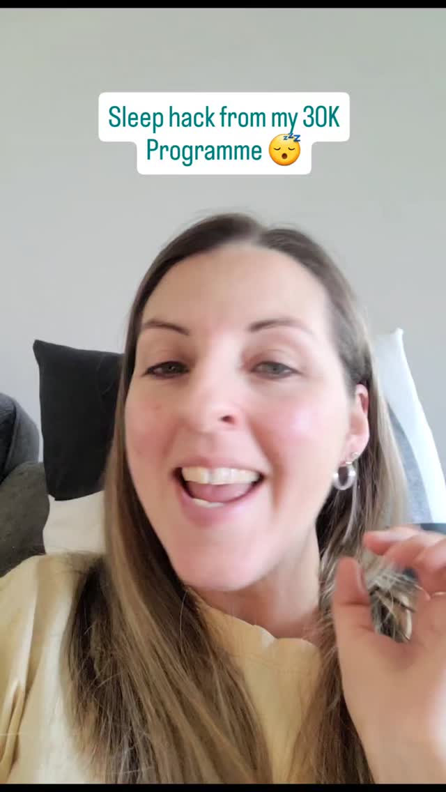 Look, I'm not here professing to be a sleep expert, but this has really helped some of my clients who struggle with sleep đ
It is so simple that it costs you nothing to try! Give it at least 7-10 days of repeating daily to see if it works for you...
Let me know in the comments how you get on!