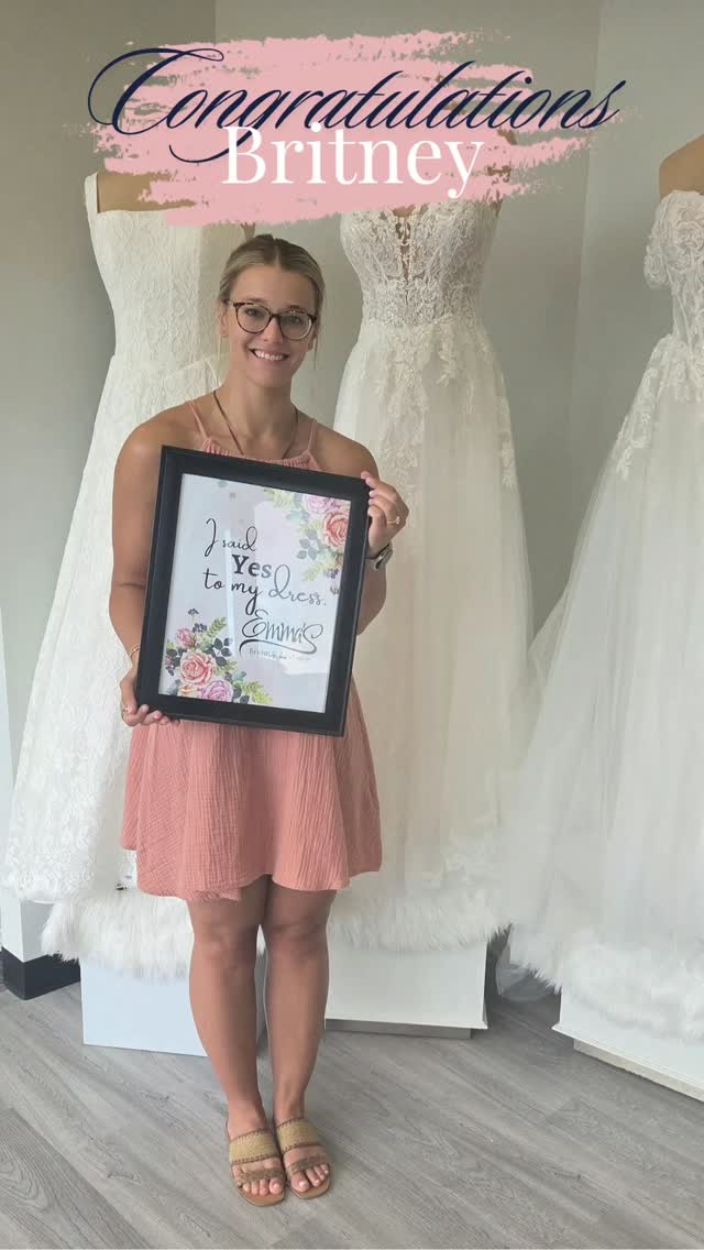 ✨ Congratulations to our gorgeous and sweet bride, Britney! She said "Yes to the Dress" and found the perfect wedding gown—classic, sophisticated, and timeless. 🤍
We are so excited to be part of your bridal journey and can't wait to see you shine as you walk down the aisle on your special day. Congratulations, beautiful bride! ✨👰♀️💍