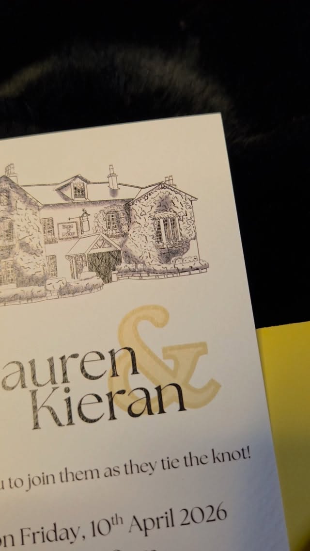 Two months married ✨
And still not over the details.
For this invitation suite, we paired delicate line and watercolour illustrations of their beautiful venue, @brigodoonhouse1827, with buttery yellow to match Laurens' bridesmaid dresses, and Weathered Patriot tartan to match Kierans kilt. Creating a keepsake that tells the story of their day long before guests arrived.
The most meaningful stationery doesn't just share information. It captures a place, a feeling, and a moment in time.
Congratulations on two wonderful months of marriage, and thank you for letting us be a small part of your story 🤍
#luxuryweddingstationer #weddinginvitations #watercolourvenueillustration #bespokeweddingstationer #allinthedetails