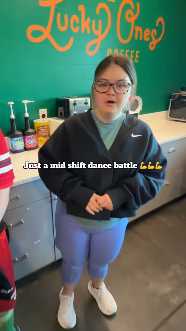 Lucky Ones Staff = always ready for a mid-shift dance battle ๐ช๐ป๐คฉ
#utah #parkcity #inclusivecoffee #takingovertheworld #coffee