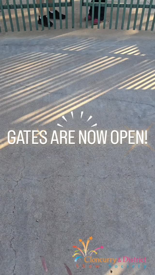 Gates are officially open π See you soon!