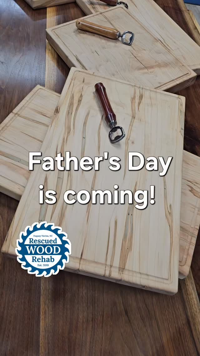 What is better than a BBQ Board & Bottle Opener for Dad? Visit Rescued WOOD Rehab! We know what Dads want!
#customwoodwork #localwoodshop #fathersday #bbqboard #bottleopener