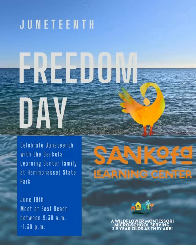 ✨ Friends of Sankofa, come celebrate Juneteenth with us! ✨
Join the Sankofa Learning Center for a joyful day of community, reflection, and fun at Hammonasset Beach State Park on OUR Freedom Day!
📍 Hammonasset Beach State Park, Connecticut
🗓️ Juneteenth Celebration
⏰ 9:30 AM – 1:30 PM
Bring your essential beach gear, good vibes, and a shareable snack to enjoy. Let’s gather in the spirit of freedom, fellowship, and gratitude as we honor the resilience and legacy of our ancestors.
🏖️ Pack your chairs, towels, sunscreen, beach games, and snacks to share!
Isn’t it time for us to celebrate our Freedom Day together? This is of course for the kids and a family friendly meet up.
if you are coming, give us a DM!
#Juneteenth #FreedomDay #SankofaLearningCenter #CommunityCelebration #SankofaStrong HammonassetBeach BlackJoy CelebrateFreedom