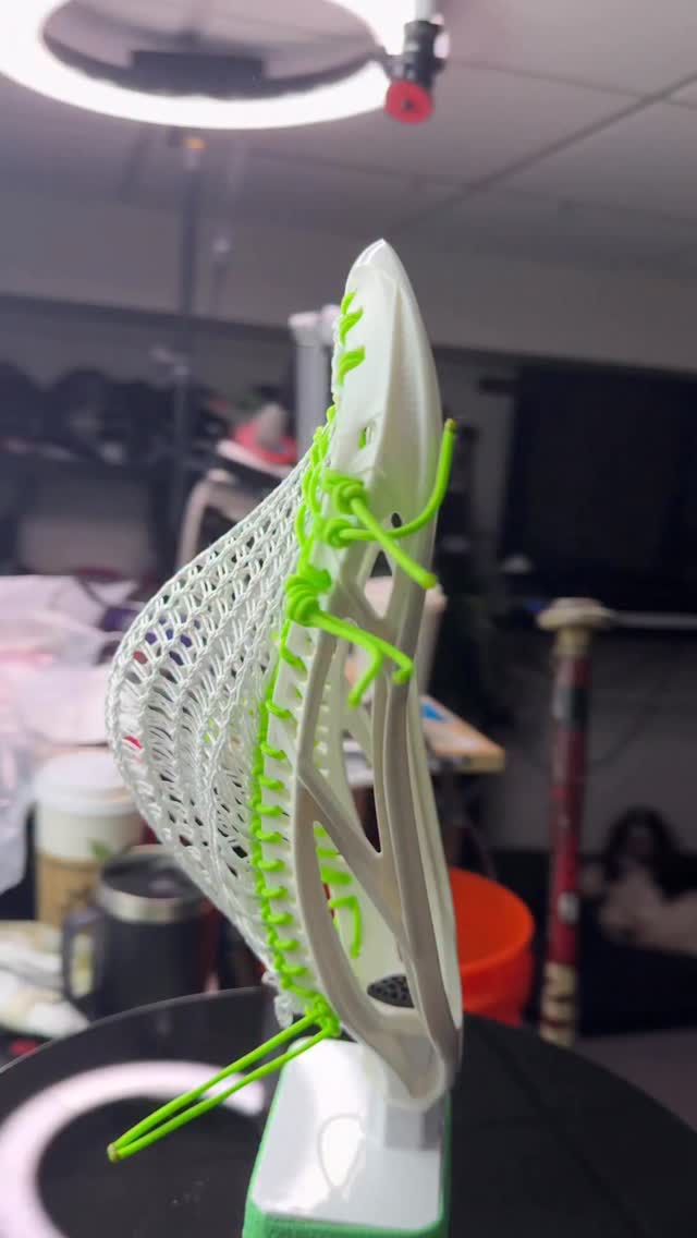 The all new @maveriklacrosse Airwire strung into a Optik Force DEGREE! This weapon of mesh destruction will take center stage this summer at goalie camp, putting both Airwire and the new Degree head to the test. Thank god for no stick checks at goalie camp, because even though this is as close to a bottomless pit of a pocket as I can make it, it still is easy to throw and shoot with. Full review of Airwire coming soon 🔥
•
#teamunfauradvantage
•
- Interested in getting a stick strung like this? Visit my online store! The link is in my bio!
- Interested in learning how to string? Join the number one community for learning how to string, click the link in my bio to join the sidewalk, Jedi Academy, Facebook group!
- Interested in getting great mesh at a better price and you can find anywhere? Available now!
