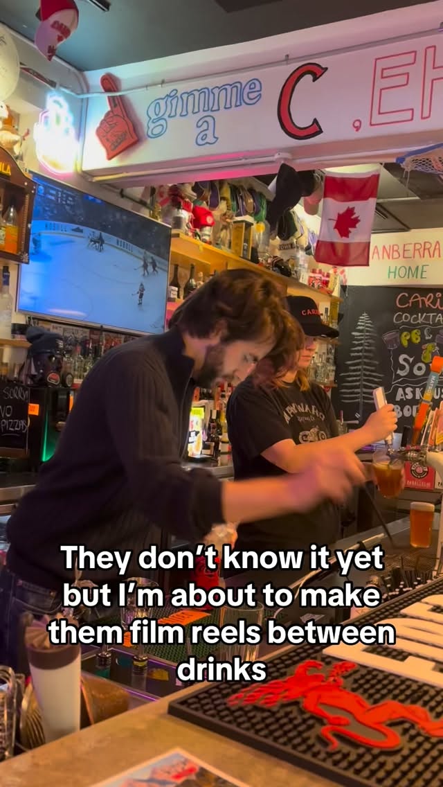They’re only safe for as long as you keep ‘em busy. Think of the bar staff next time you visit Caribou. Order something elaborate. 👀