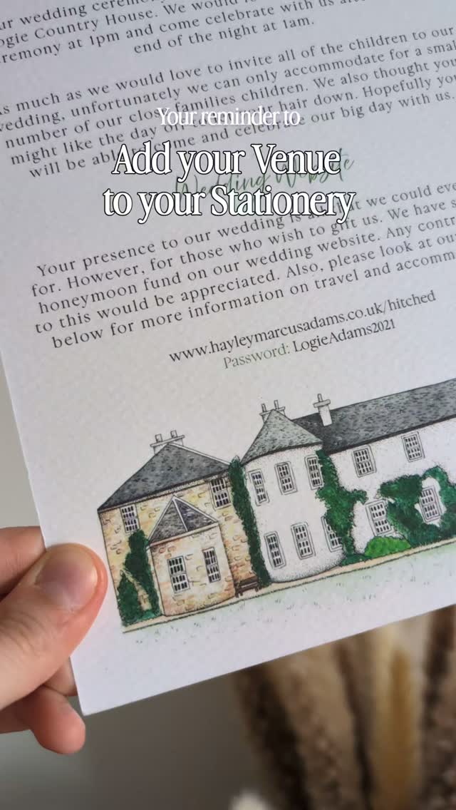 Need we say more? 💒
Get guests excited by showing them exactly where the big day is taking place! 😍
It's the first glimpse, so let's make it memorable 💌✨
If you'd love unforgettable Wedding Stationery & Signage, please send me an email or enquire on our website - LET'S MAKE SOME MAGIC 💫
Taking bookings for 2026, 2027 & 2028 💛
www.holliebrucedesigns.com
#weddingstationery #luxuryweddingstationery #rusticweddingstationery #modernweddingstationery #aberdeenshireweddings