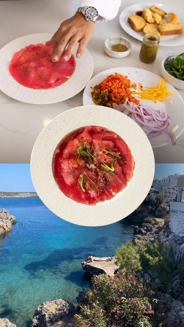 The tuna arrives the way good things should: quietly, without ceremony and makes its presence known upon arrival.
Chef Nicholas slices it thin enough to read through, drapes it across a cold plate, and then elevate it. A scatter of fresh herbs. Seasoning that knows its place. The result is a dish that tastes like the Kytherian coast in late summer. The plate that has you wondering what exactly it is that makes something this simple feel like a revelation.
This is the tuna carpaccio. One of the first things you’ll order. One of the last things you’ll forget.
Opening soon in SoHo, NYC. Visit the link in bio to receive updates. Your tastebuds will thank you later.
#KythiraNP #NYCRestaurant #GreekCuisine #SoHoEats