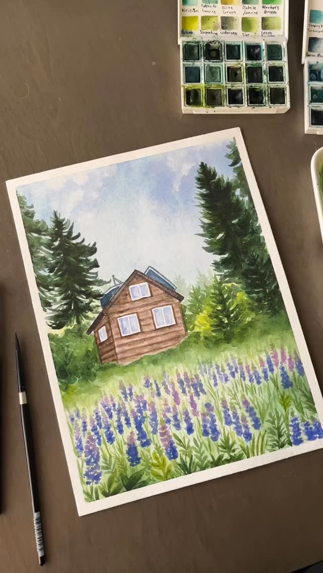 Got to paint a special commissioned watercolor piece this week 🌸
#watercolorartist #watercolorpainting #artistscommunity #paintingcommission