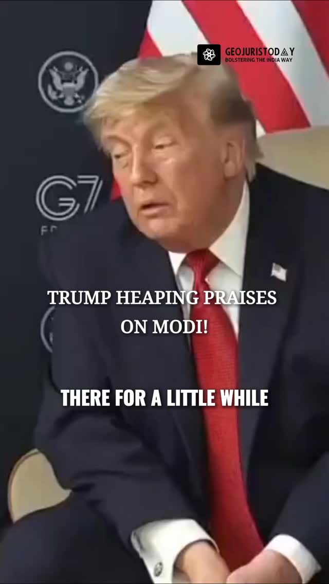 With his trademark flair for hyperbole, Trump described Modi as “an angel” who can surprise opponents with his tough negotiating style. The colorful praise was more than a compliment—it was a recognition of Modi’s growing weight on the global stage.
#geojuristoday #geopolitics #G7 #diplomacy #donaldjtrump