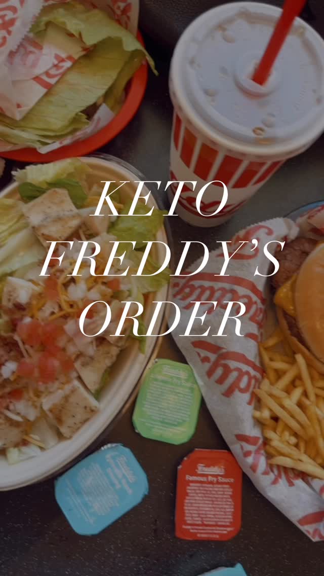✨KETO @FREDDYSUSA ORDER✨details below👇🏼
WHAT I ORDERED:
- Diet Dr Pepper with a splash of Cherry Pepsi
- Grilled Chicken Bowl with Ranch Dressing
- Jalapeño Pepper Jack Double, lettuce wrapped
Have you tried @freddysusa while staying keto? What’s your go-to order?
Follow @conteketo for more low-carb fast food hacks, easy recipes, and grocery hauls! #ConteKeto #Keto #LowCarb #Freddys #KetoFastFood