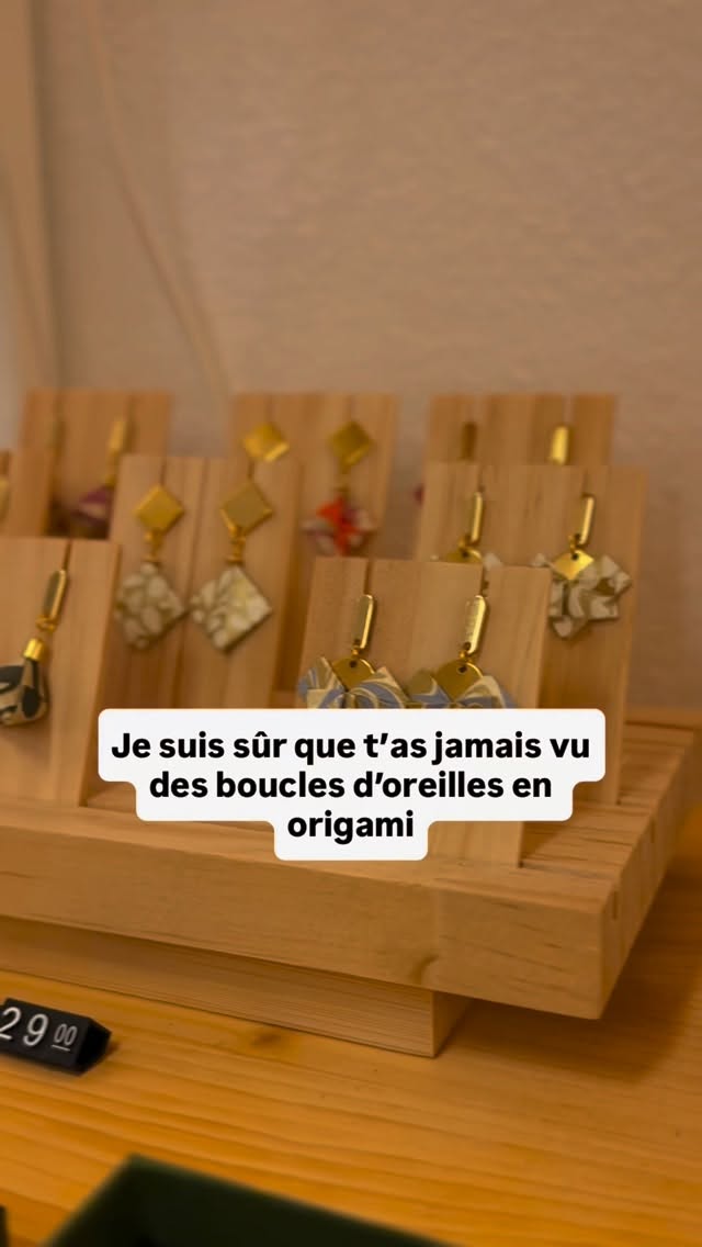 ✨
#lausanne #conceptstores #bijouxcréateur #origami