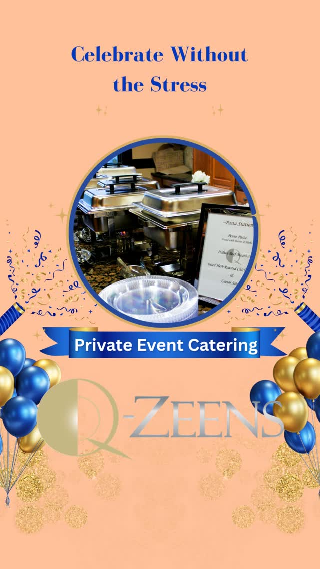 Celebrating something special? 🎉
From birthday parties and family reunions to baby showers and anniversaries, Q-Zeens Vended Catering helps make your event memorable.
Great food. Professional service. Happy guests.
Let's talk about your next event!
#EventCatering #PrivateEvents #QZeens #AtlantaCatering #CelebrateWithQZeens