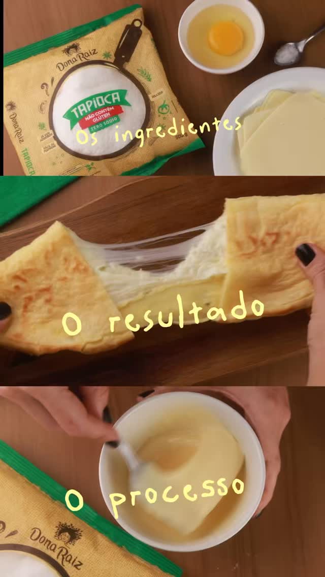 Que tal uma crepioca com queijo para começar essa semana nova que acabou de começar?
#DonaRaiz #crepioca #tapioca
