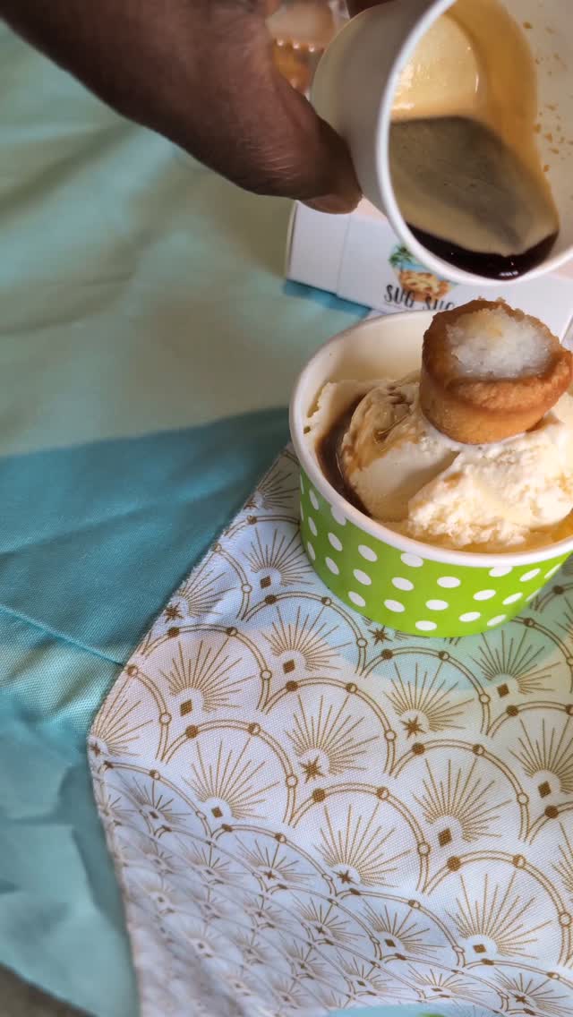 Affogato topped with a SUG SUG bite = NEXT LEVEL Combination
An affogato is an Italian dessert usually gelato topped with espresso.
Get yours at @chillonpark
#tarts #icecream #desserts #sugsugbakery #virginislandsbakery