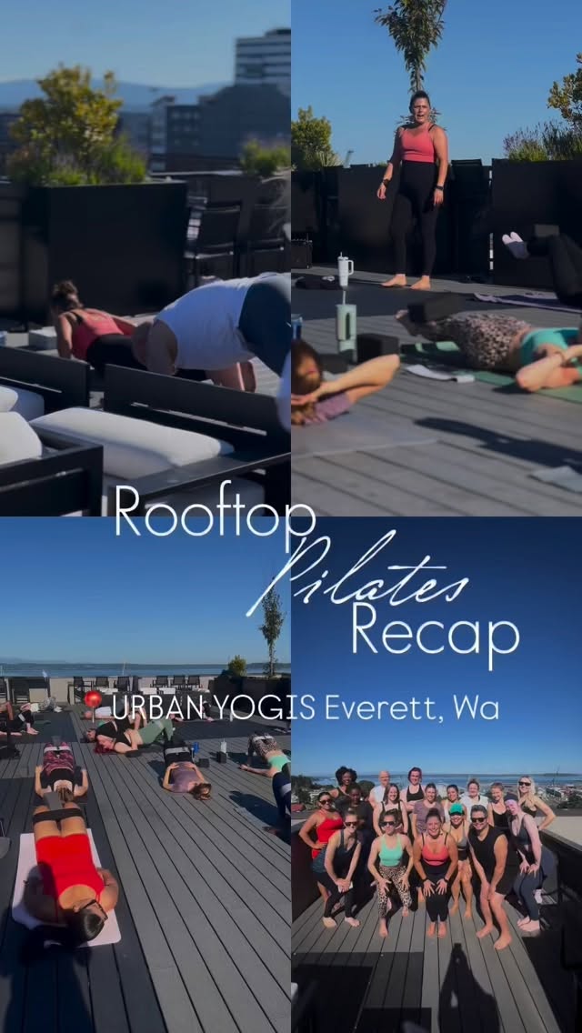 Built from passion 💪 Fueled by community! Elevated by purpose 🫶 Rooftop vibes hit different🤍☀️
#rooftoppilates #snohomishcounty #downtowneverett