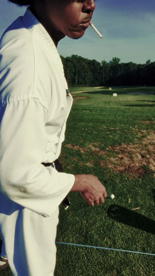 How To Keep Your Golf Stroke Long and Deep. You can follow along too as I take a day off from my normal mission of head bussin. ✊🏾✊🏾 #LarryDickem #golf #kungfu #comedy